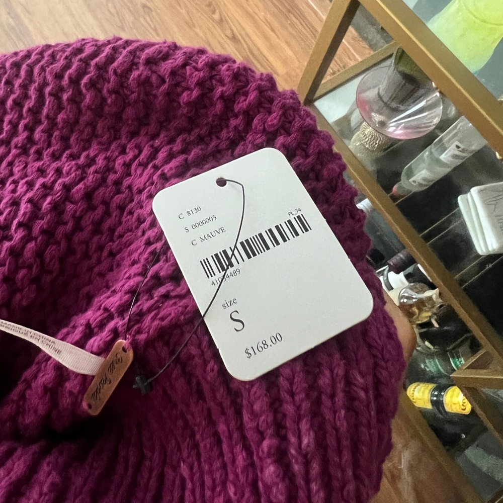 NWT Free People Back to Back Knit Mini Sweater Dress Small - Picture 3 of 3